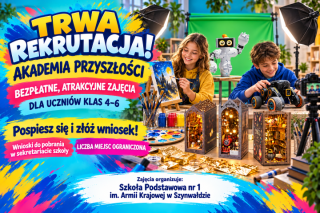 Rozpoczynamy rekrutację do projektu dla uczniów szkół podstawowych